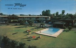 Sacramento Travelodge, 817 W. Capitol Avenue Postcard