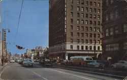 Hollywood and Vine, Taft Building, Los Angeles Postcard