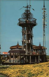 Vacation Village Tower, Mission Bay, San Diego, California Postcard