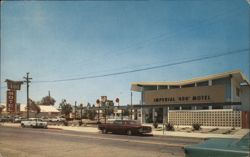 Imperial 400 Motel, Modesto, California Postcard