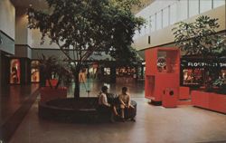 Interior view of Merritt Square Mall Postcard