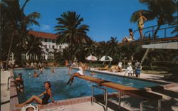 Casa Marina Hotel and Beach Club Pool Postcard