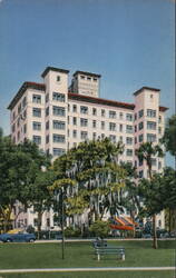 Embassy Apartment Hotel, Tampa, Florida Postcard