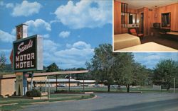 Sands Motor Hotel, Pulaski, TN Postcard