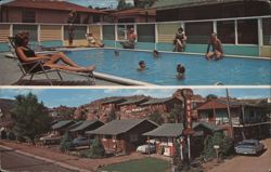 Western Motel, Manitou Springs, Colorado Postcard