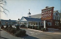 Candlelight Motor Lodge, Hyannis, MA Postcard