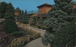 Rustic Manor Restaurant and Cocktail Lounge, Gurnee, IL Postcard