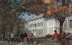 Home of the President, University of Michigan Postcard