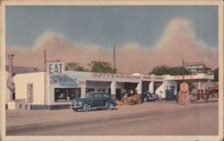 Duffy's Indian River Fruit, Gas Station and Restaurant Postcard