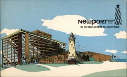 Newport Resort Motel, Miami Beach, Florida Postcard