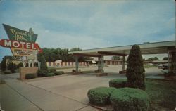 Desert Hills Motel, Tulsa, Oklahoma Postcard