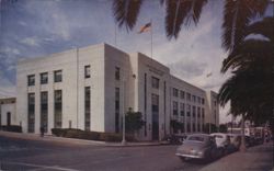 U.S. Post Office and Custom House, San Pedro Postcard