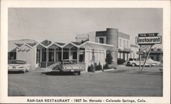 Ran-San Restaurant, Colorado Springs, CO Postcard