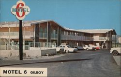 Motel 6 Gilroy Postcard