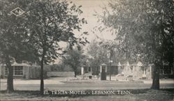 El Tricia Motel - Lebanon, TN Postcard