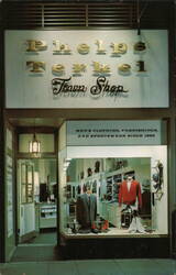 Phelps-Terkel Town Shop, Men's Clothing, Los Angeles Postcard