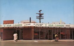 1 Hour Cleaners, 4321 W. Santa Barbara (SHOP-ORAMA) Postcard