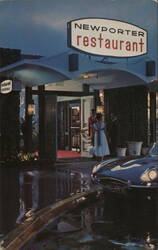 Newport Restaurant, Newport Beach, California Postcard