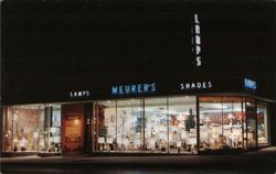 Meurer's Lamps and Shades, Sherman Oaks, CA Postcard