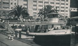 Excursion Boat Silvergate, San Diego Bay Postcard