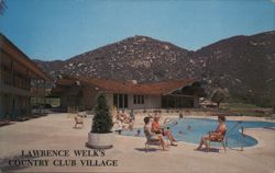 Lawrence Welk's Country Club Village Pool Postcard