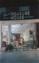 Robert's Treasure House Carpets and Furniture Postcard