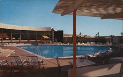 Doric Ocotillo Lodge Pool, Palm Springs, CA Postcard