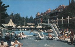 The Beverly Hills Hotel Sand and Pool Club Postcard