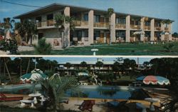 George's Motel, Panacea, Florida Postcard