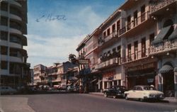 Avenida Central, Panama City Postcard