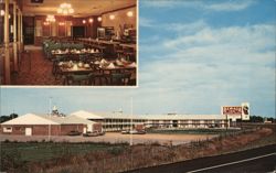 Ramada Inn, Salina, KS - Restaurant & Exterior View Postcard