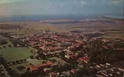 Aerial View of Louisiana State University Postcard