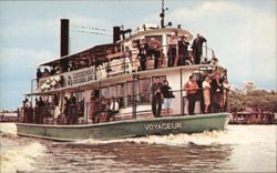 Bayou Barataria Cruise to Lafitte, Louisiana Postcard