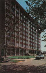 Gillum Hall, Indiana State University Postcard