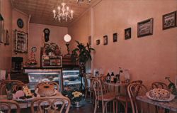 Viennese Tidbits Cafe Interior Postcard