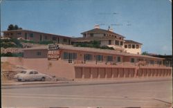 Terrace Court Motel, Santa Cruz, Calif. Postcard