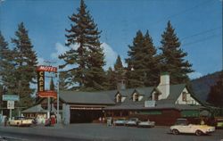 Donner Lake Lodge at the Foot of Donner Summit Postcard