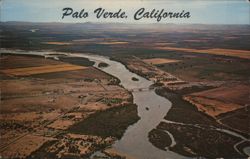 Aerial View of Palo Verde, California Postcard