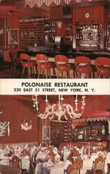 Polonaise Restaurant, New York, NY Postcard