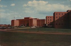 U.S. Veterans Hospital, Brockton, MA Postcard