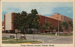 Orange Memorial Hospital, Orlando, Florida Postcard