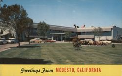 Memorial Hospital of Stanislaus County, Modesto CA Postcard