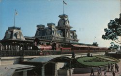 Walt Disney World Railroad at Main Street Station Postcard