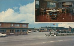 Bil-Mur Motel, Restaurant and Gas Station Postcard