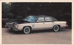 1980 Mercury Marquis Two-Tone Sedan Postcard