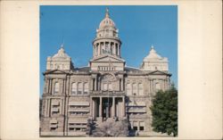 Miami County Court House, Troy, OH Postcard