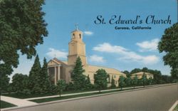 St. Edward's Catholic Church, Corona, CA Postcard