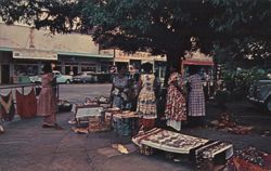 Street Scene, Suva, Fiji Postcard