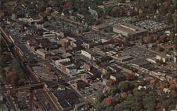 Aerial View of Summit, New Jersey Postcard