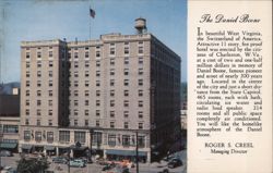 Daniel Boone Hotel, Charleston, WV Postcard